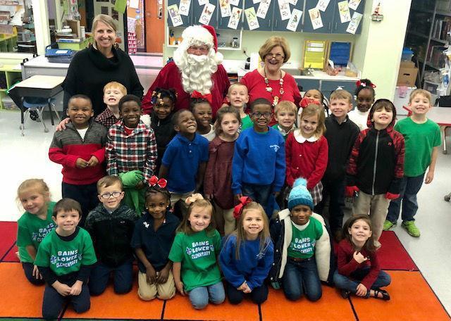 Bains Lower Elementary students get visit from Santa | West Feliciana ...