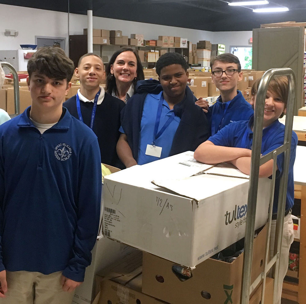 WFMS Students Hold Food Bank Donation Drive | West Feliciana Middle School