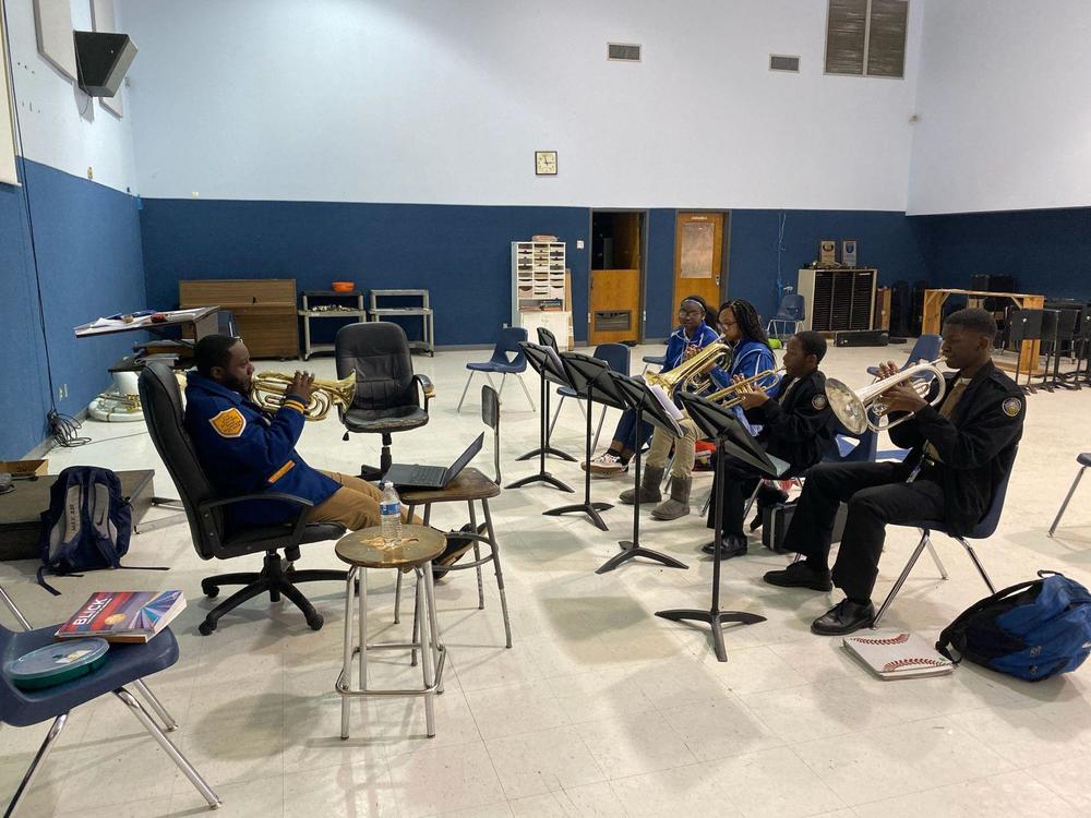 West Feliciana High band students prepare for performances
