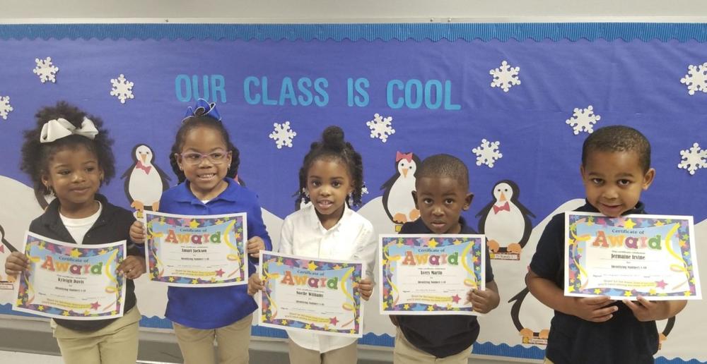 West Feliciana Head Start students recognized for knowing numbers