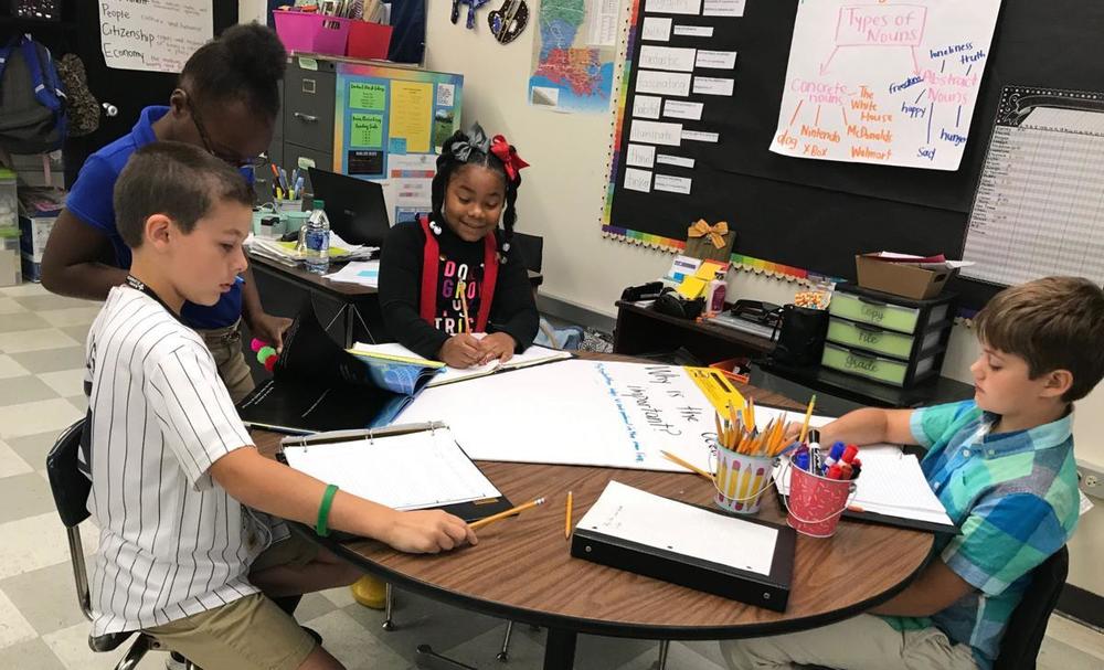 Bains Elementary students take learning seriously, even during ...