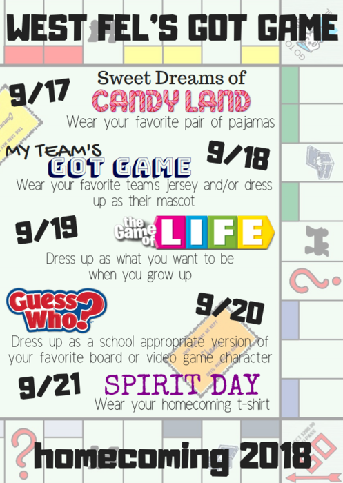 Homecoming Dress Day Flyer