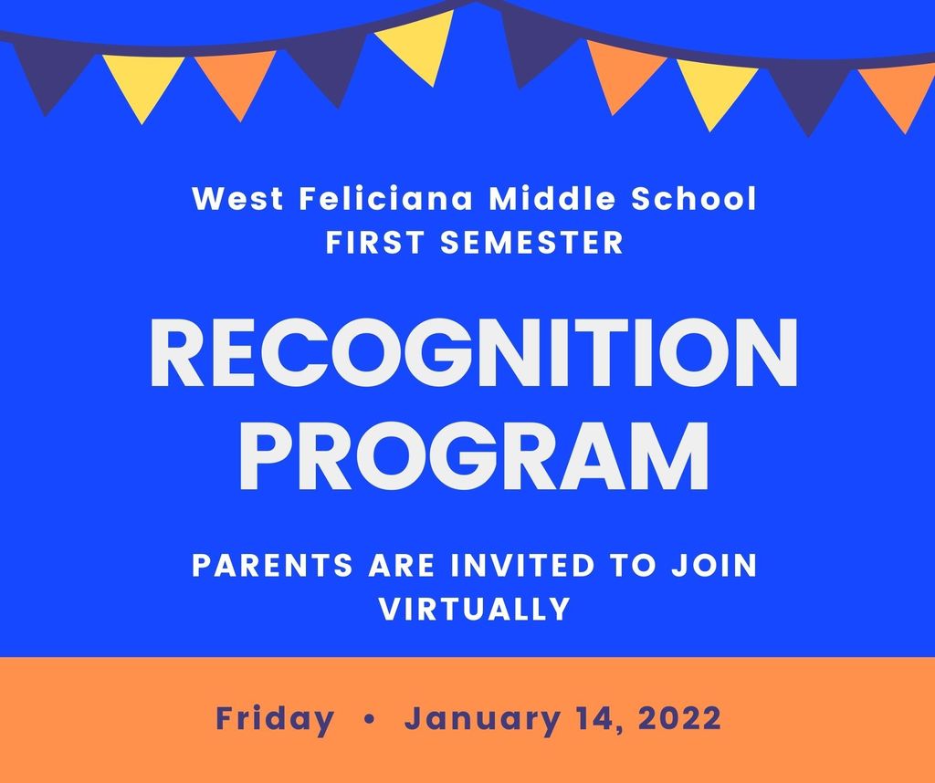Join our recognition program on Facebook Live next Friday, January 14th. 