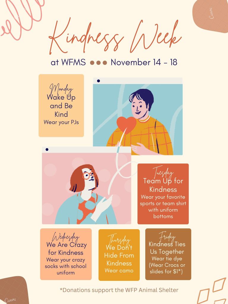 Kindess Week Dress Themes Poster