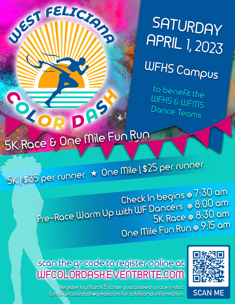 Color Run is April 1st!